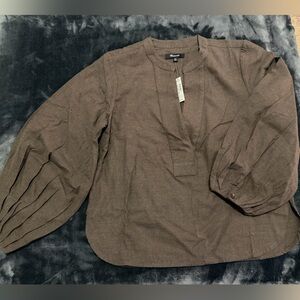 Madewell Brown Blouse